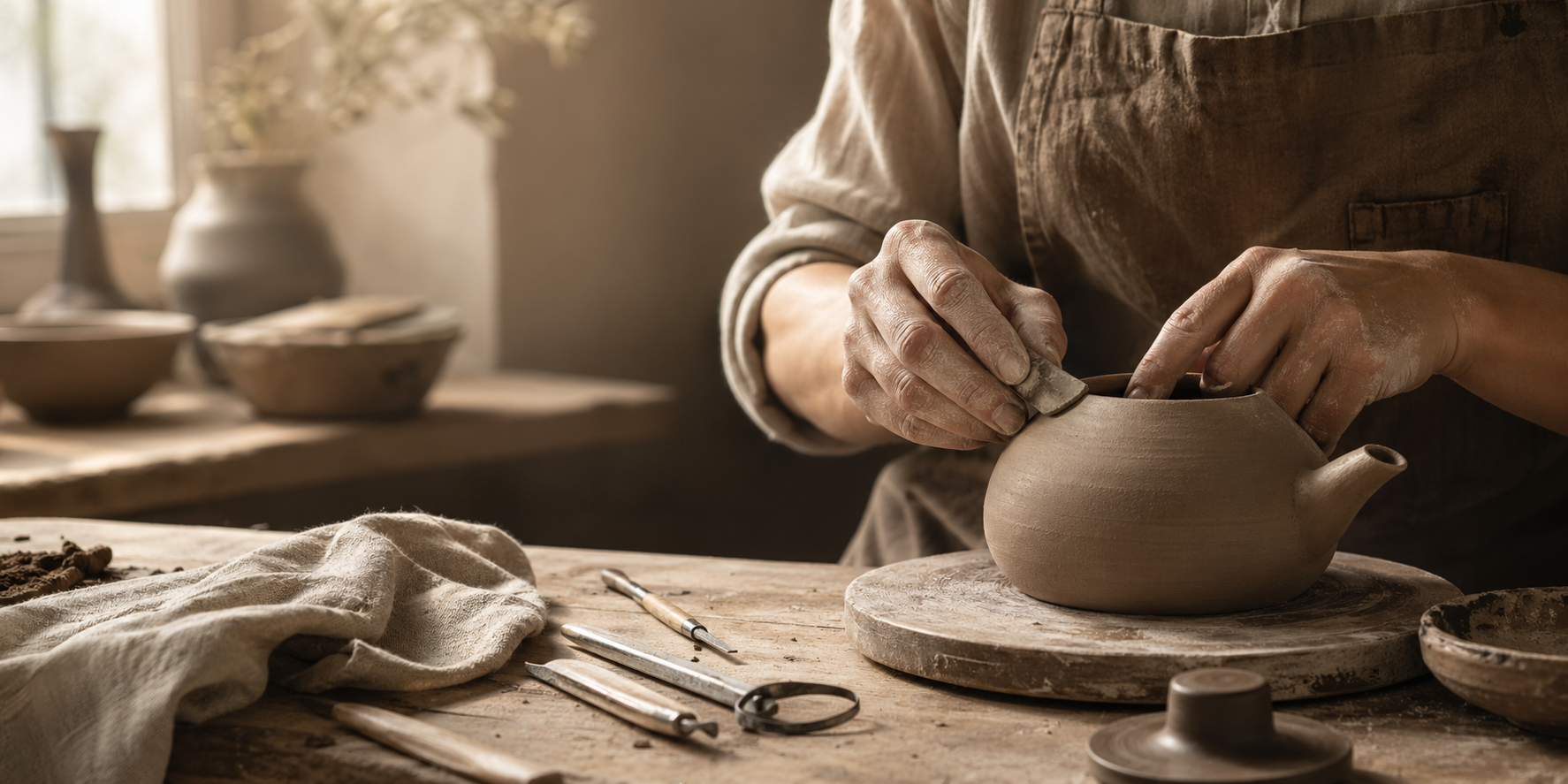 Clay, quiet form, and the patience of daily tea